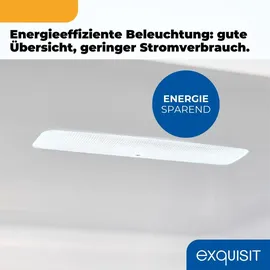 Exquisit SBS546-040E Side-by-Side (442 l, 1770 mm hoch, Weiß)