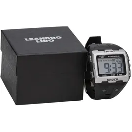 leandro lido Sterpeto Unisex Sport Uhr silber/schwarz-Größe:Einheitsgröße