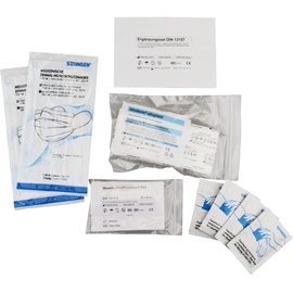 Söhngen Ergänzungsset DIN 13157, 48-teilig, Verbände, Feuchttücher & FFP2-Masken, weiß