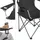 Songmics Campingstuhl 2er Set Schwarz
