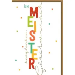 Karte zur Meisterprüfung 64797  Schrift