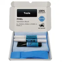 Genuine Colors Lackstift OBSIDIAN BLACK PMBL Kompatibel/Ersatz für Tesla Schwarz