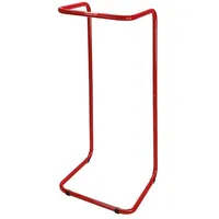 Müllsackständer Knapsack Beutelhalter Rot Stahlrahmen mit Beutelhalter