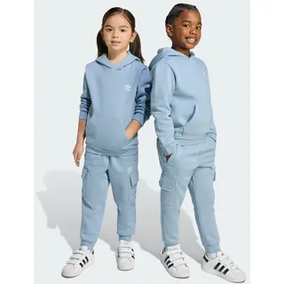 Adidas Kids Cargo Hoodie-Set - Tactile Blue - 110