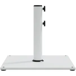 vidaXL Schirmständer Stahl 17 kg Weiß