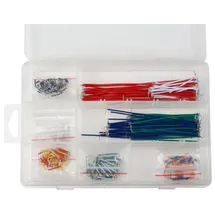 VELLEMAN Bausätze Steckbrücken-Set Rot/Orange/Gelb/Grün/Blau/Grau/Weiß 350 Teile