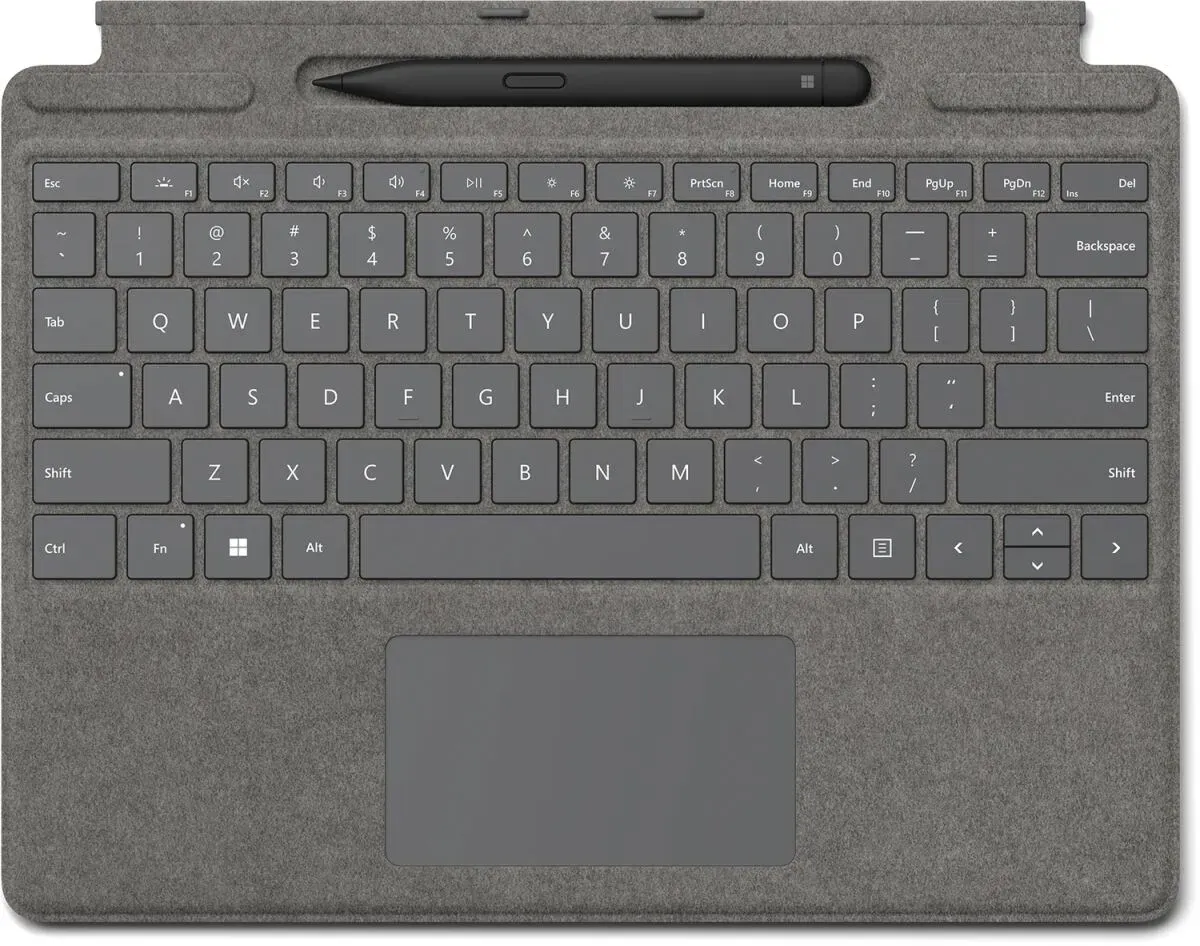 Microsoft 8X8-00173 Tastatur für Mobilgeräte Microsoft Cover port Platin