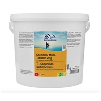 Chemoform Poolpflege Chemoclor Multi-Tabletten 5 kg Chlortabletten a 20 g Kombiprodukt