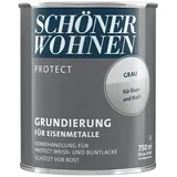 SCHÖNER WOHNEN-Farbe Protect Grundierung für Eisenmetalle 2413.0750.7106 (Grau, 750 ml)