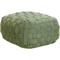 Beliani Pouf BODLA Kunststoff Grün 50 cm 50 cm