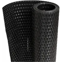 vidaXL Balkonverkleidung 400 x 90 cm Schwarz Rattan