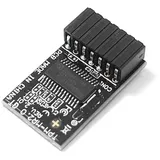 HSSDTECH TPM 2.0 LPC 14pin SLB9665 Sicherheitsmodul für ASUS ROG Strix B350-F, B360-G / B360-H / B360-F, B365-F / B365-G, ROG Strix X370-F / Z370-H Mainboard Security Module GC-TPM 2.0