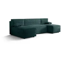 Simkam Furniture Wohnlandschaft, Türkis, Textil, U-Form, 271x90x140 cm, Wohnzimmer, Sofas & Couches, Wohnlandschaften, Wohnlandschaften in U-Form