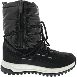 Dockers by Gerli Damen Combat Boots, Frauen Stiefeletten,wasserabweisend,warm gefüttert,schnürstiefel,Winterstiefel,schwarz,36 EU - 36