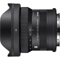 SIGMA Contemporary 10 mm - 18 f./2.8 DC, DN (Objektiv für Sony E-Mount, Schwarz)