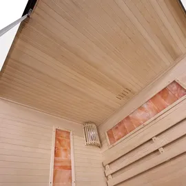 Artsauna Saunakabine Vantaa 175 mit Salzstein - Indoor Sauna für 4 Personen