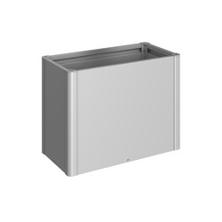 BIOHORT Hochbeet, 0,34 l, rechteckig - silberfarben