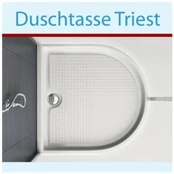 Duschtasse TRIEST Duschwanne Dusche Duschboden Bad Badausstattnug 90x90 cm Wannenboden Badezimmer