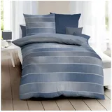 KAEPPEL Timeless Feinbiber blau 135 x 200 cm + 80 x 80 cm