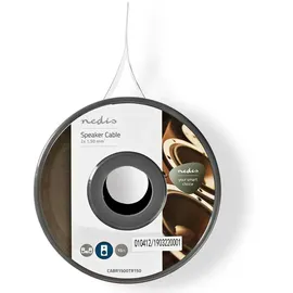 Nedis Lautsprecherkabel - Kabel 2x 1.50 mm Koppar 15.0 m Transparent