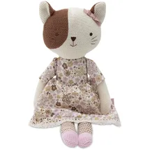 jollein Kuscheltier Katze Jill 30 cm Mehrfarbig