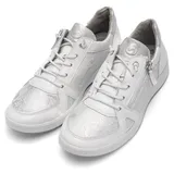 ARA Roma Damen Weite H Silber/Weiß 37,5