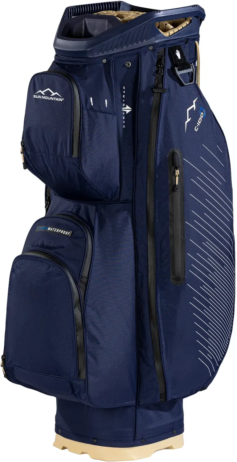 Sun Mountain Cartbag H2NO C100, navy/gold