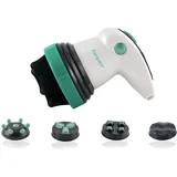 Beper 40.500 4-in-1 Anti-Cellulite-Massagegerät für Frauen, 25 W, Infrarot-Massage, Dreifache Kreisbewegung, Straffend und festigend, Einstellbare Leistung, Weiß
