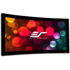 Elite Screens Lunette Curved 85" 21:9), Leinwand, Schwarz