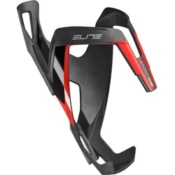 ELITE Flaschenhalter Vico Carbon, Schwarz/Rot EINHEITSGRÖSSE