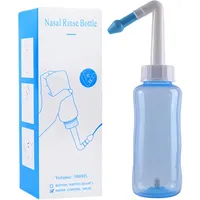 Nasenspülung Flasche,Nasenspülkanne,Nasendusche Set,Nase Spülen,Nasendusche,Nasenspülung,Nasenreinigung zur Sinus Spülung Nasenreinigung BPA-frei Neti Pot für Erwachsene und Kinder