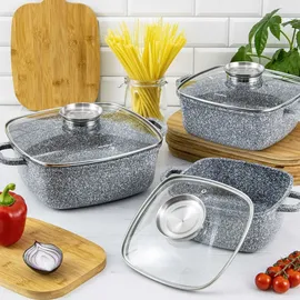 Klausberg Quadrat Kochtopf 24 cm rund