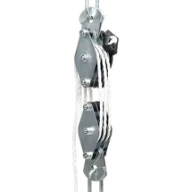 XPOtool Flaschenzug Kunststoff/Stahl 20 m bis 180 kg