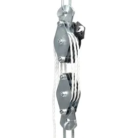 XPOtool Flaschenzug Kunststoff/Stahl 20 m bis 180 kg