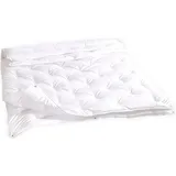 Traumschlaf Faserdecke Down Touch Active Vierjahreszeiten, Füllung: 100% Polyester 200x220 cm - weiß