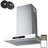 Ciarra VM6102W Wandhaube 60 cm Weiß