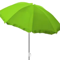 Mojawo Sonnenschirm rund Ø1,80m grün Polyester knickbar UV Schutz
