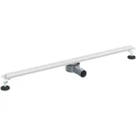 VidaXL 360° Duschablauf mit slim Modell Silber 100 cm