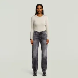 G-Star Iggie Straight Jeans faded scoria grey | Grau - Damen / 30-28