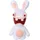 Gipsy Plüschtier Rabbids 18 cm Weiß