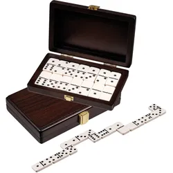 Philos-Spiele Domino, Doppel 6, Walnussoptik 3626