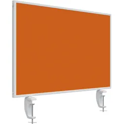 Magnetoplan Tischtrennwand VarioPin - 80x50cm - doppelseitig - 1 Seite Whiteboard-Oberfläche - 1 Seite Filz-Oberfläche