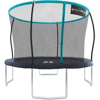 SportPlus Trampolin Outdoor 305 cm & 366 cm, mit Außenstangen, Innennetz & Randabdeckung, stabile Rahmenkonstruktion, Gartentrampolin für Kinder & Erwachsene – Trampolin XXL