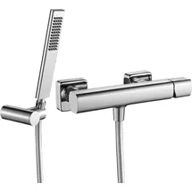 Laveo Tores Wand-Brausebatterie Chrom 10 cm