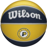Wilson Basketball NBA TEAM TRIBUTE, INDIANA PACERS, Outdoor, Gummi, Größe: 7