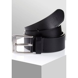 Tom Tailor Ledergürtel »TTCALVIN«, 4 cm breiter Herrengürtel, Casual und Jeans Look, Gr. 95, schwarz, , 86704620-95