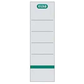 Elba Ordneretiketten 400039632 Weiß 59,0 x 190,0 mm 10 Blatt