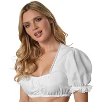 Tectake Dirndlbluse Antonia weiß XXL