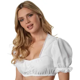 Tectake Dirndlbluse Antonia weiß XXL