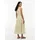 Tommy Hilfiger Trägerkleid Midi Gestreift Gelb/Grau/Weiß 36